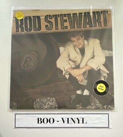 Rod Stewart ‎– Every Beat Of My Heart - 1986 12" Record LP WX 53 EX / EX