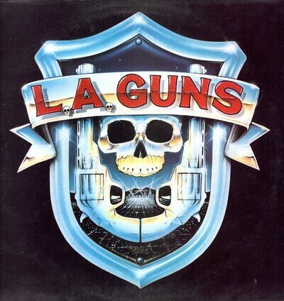 La Guns Self-Titled LP vinyl UK Vertigo 1988 with A1/B1 matrix and inner sleeve