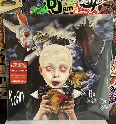 KORN See You On The Other Side NEW 2LP ORANGE/VIOLET VINYL W/HYPE STICKER
