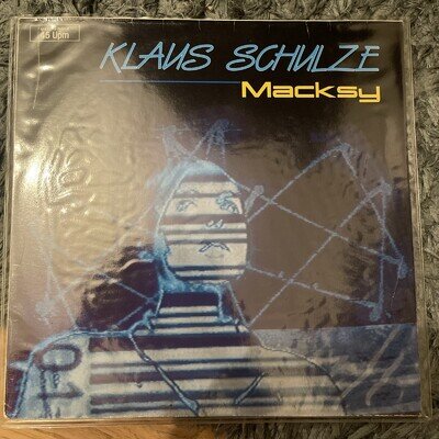 KLAUS SCHULZE: macksy brain 12" Single 45 RPM Germany
