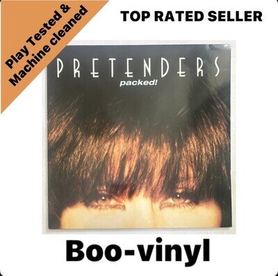 Pretenders "Packed!" Lp Vinyl Record European Issue EX / EX Condition