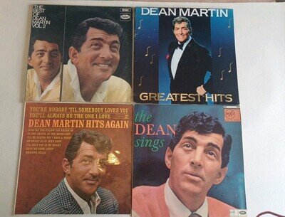 Dean Martin ‎– 4 Vinyl Lp 12" Collection. Reprise. Mfp. Capitol. Silver Eagle.