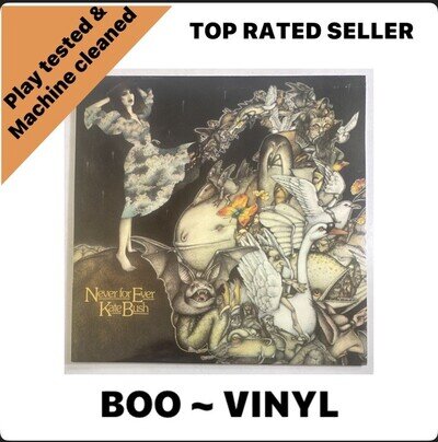 Kate Bush --Never for Ever Vinyl LP 1980 G/Fold Sleeve NM / EX Condition