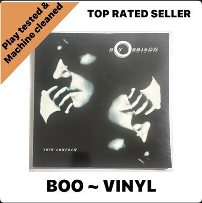 Roy Orbison Mystery Girl Vinyl LP Record 1989 Virgin V2576 + Lyric Inner VG+/VG+