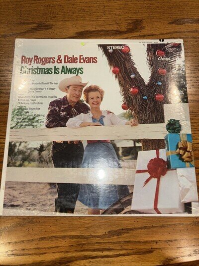 ROY ROGERS & DALE EVANS: Christmas Is Always NEW SEALED Capitol Records VINYL LP