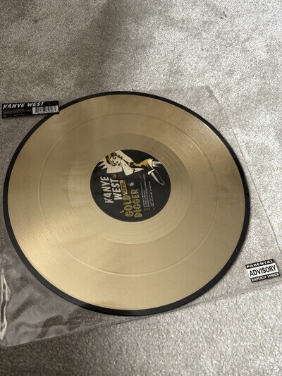 Kanye West Gold Digger 2005 UK Hip Hop 12" EP Gold Vinyl