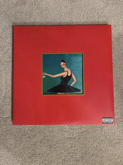 Kanye West My Beautiful Dark Twisted Fantasy 3LP Black Vinyl