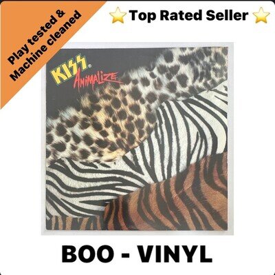 KISS - Animalize Vinyl Record 1984 LP Vertigo First Press EX / VG+ Condition