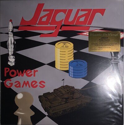Jaguar - Power Games 2017 UK Red Coloured Vinyl Mint Condition NWOBHM