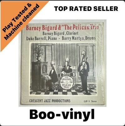 Barney Bigard & "The Pelican Trio" Lp Vinyl Record Jazz US Issue EX / NM