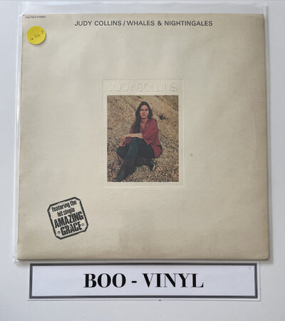 Judy Collins Whales and Nightingales Vinyl LP Record eks75010 A1/B1 Excellent