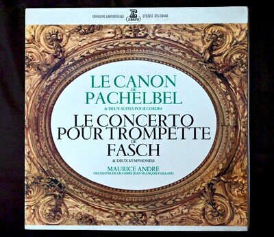 Johann Pachelbel Le Canon De Pachelbel Deux Suites Pour Cordes Maurice Andre LP