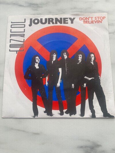 Journey - Don't Stop Believin' / Natural Thing - EX- UK 45 + Rare Picture Sleeve