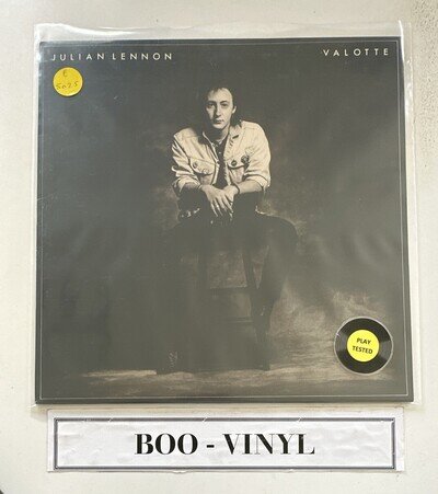 Julian Lennon: Valotte - 1984 Vinyl LP Album - JLLP1. VG+ / VG+ Condition
