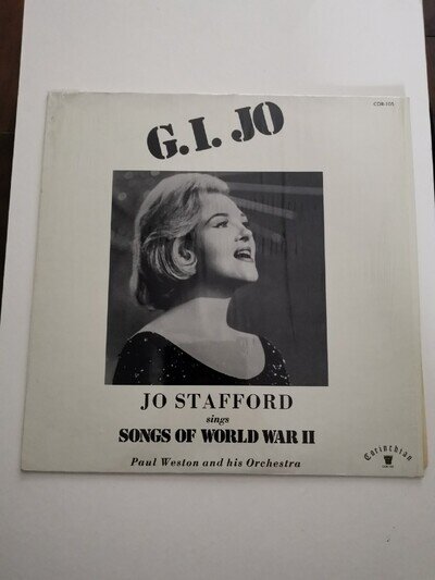 Jo Stafford G. I. Jo vinyl lp album 1987 cor105 in lovely condition