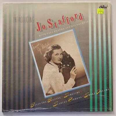 Jo Stafford/Paul Weston & His Orchestra – Introducing Jo Stafford - 1987 LP - NM