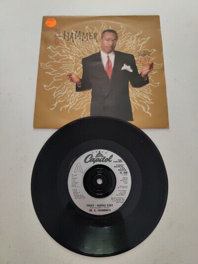 MC Hammer Pray 7" Vinyl Record