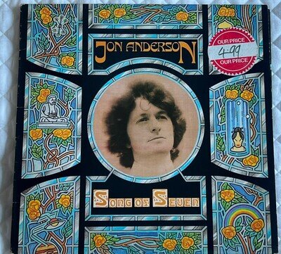 Jon Anderson ‎– Song Of Seven Vinyl LP Album 33rpm 1980 Atlantic ‎– K 50756 A1B1