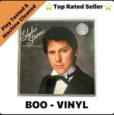Shakin' Stevens - Give Me Your Heart Tonight - 12” Vinyl LP - Epic -1982 Ex Ex
