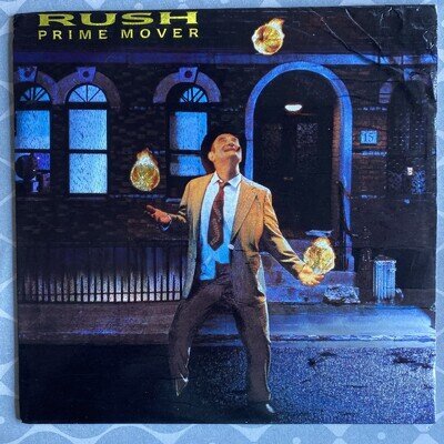RUSH - PRIME MOVER - 1ST PRESS VINYL 12” EP METALLIC SLEEVE