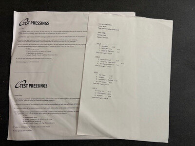 Rush - Dreaming out Loud Vol. 2 Test Pressing - Vinyl - DLP