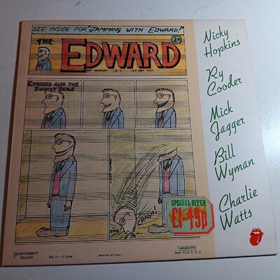 Ry Cooder Mick Jagger Charlie Watts etc / Jamming With Edward! 1972 LP BLUES EX