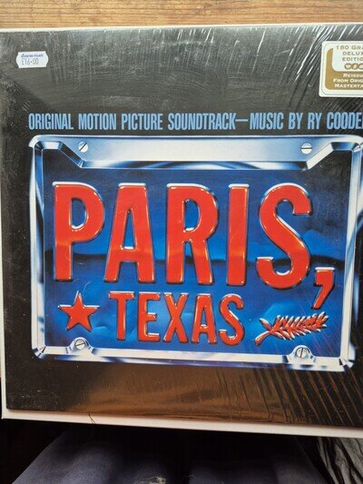 Ry Cooder Paris, Texas Soundtrack Vinyl 180gm