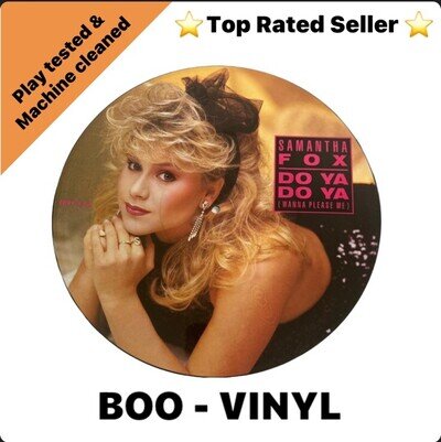 Samantha Fox Do Ya Do Ya (Wanna Please Me) 12" Vinyl Picture Disc EX