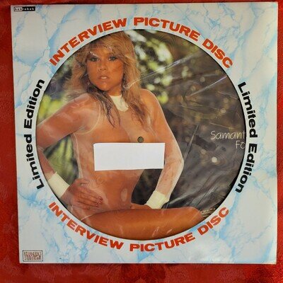 SAMANTHA FOX II - 1987 UK 12" VINYL PICTURE DISC RARE - FREE SHIPPING!