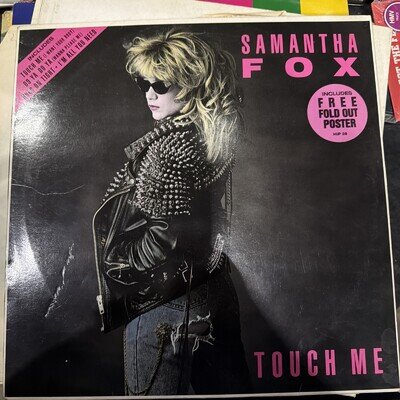 Samantha Fox Touch Me LP vinyl UK Jive 1986 HIP39