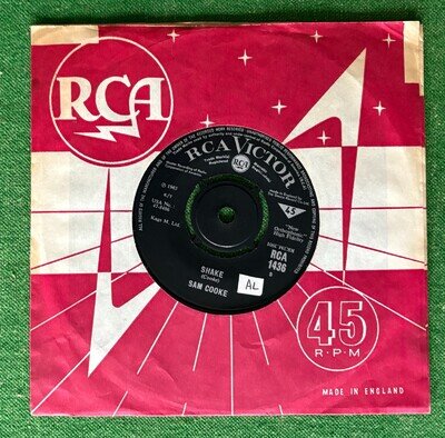 SAM COOKE SHAKE FUNK SOUL POP 7" VINYL RECORD 45 RPM RCA 1436
