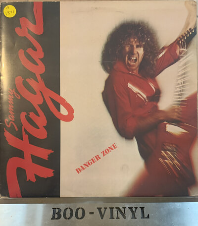 Sammy Hagar ‎– 'Danger Zone' 12" vinyl album Lp Record EST12069 EX / VG+ Con