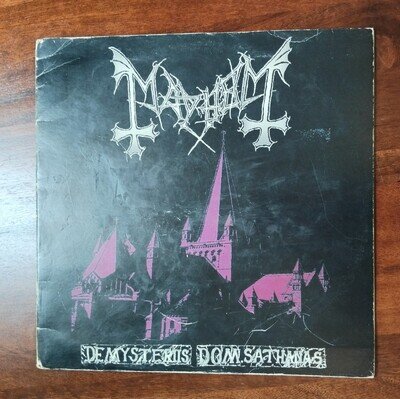 Mayhem de Mysteriis Dom Sathanas 1994 Gatefold Album RARE