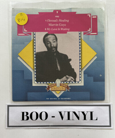 Marvin Gaye - (Sexual) Healing / My Love Is Waiting - 7" Vinyl Record - EX/VG+