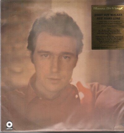 Jerry Jeff Walker Five Years Gone LP vinyl Europe Music On Vinyl 2023 gold vinyl