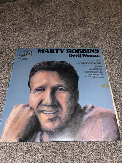 Marty Robbins Devil Woman Vinyl Record LP Album - Embassy EMB 31049