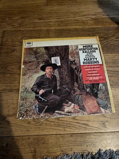 Marty Robbins - More Gunfighter Ballads And Trail Songs (1960) vinyl LP VG+