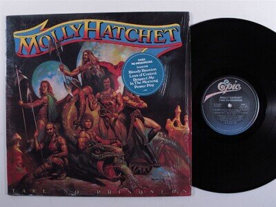 MOLLY HATCHET Take No Prisoners EPIC LP VG+ SHRINK z