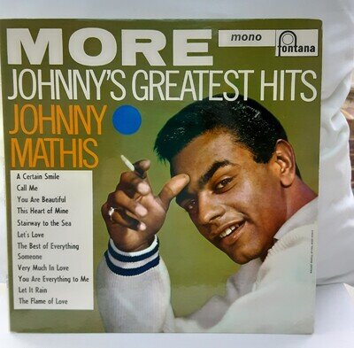 Johnny Mathis – More Johnny's Greatest Hits, Vinyl LP, Fontana TFL 5083 (1959)