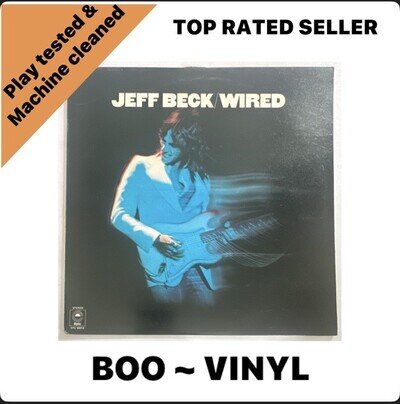 Jeff Beck ‎’Wired’ Original Vinyl LP – EPC 86012 1st UK Press A1 B1 VG+ / VG+