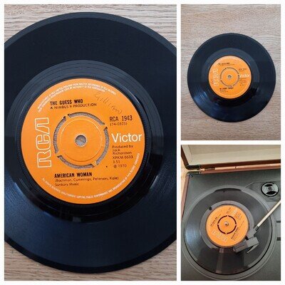 The Guess Who American Women No Sugar Tonight Single Vinyl Record 1970 RAC 1943