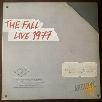 The Fall - Live 1977 (RSD 2023) Blood Red 12" Vinyl LP