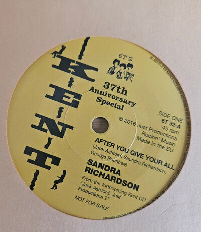 Northern Soul - Sandra Richardson / The Hytones - Kent Anniversary Demo