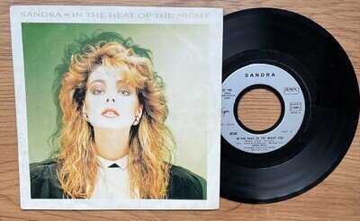 SANDRA - IN THE HEAT OF THE NIGHT - 1985 VIRGIN - GERMAN PRESSING
