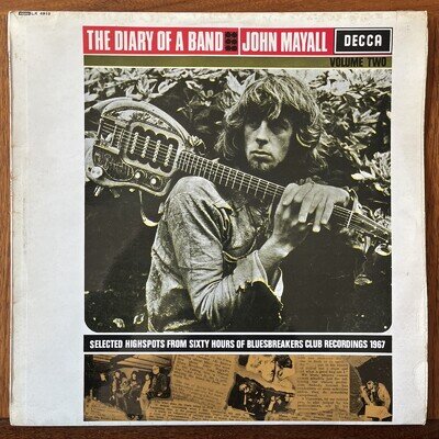 JOHN MAYALL’S BLUESBREAKERS - Diary Of A Band LP 1968 UK Decca MONO First Press