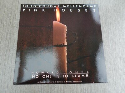 John Cougar Mellencamp PINK HOUSES UK 7" P/S PLAYS MINT HEAR
