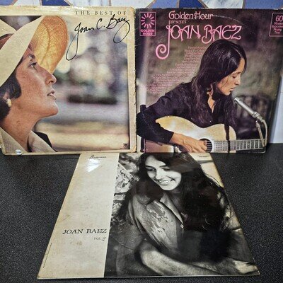 Joan Baez Vinyl Record Bundle Job Lot x12 Albums LPs Music