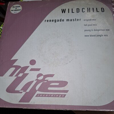 Wildchild - Renegade Master - Org UK 12" in P/S - House/Jungle - 1995
