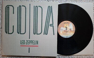 Led Zeppelin "CODA" Netherlands First 1982 Mint Minus Robert Plant Jimmy Page