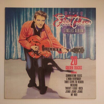 Eddie Cochran Singles Album UA Vinyl LP Rock N Roll